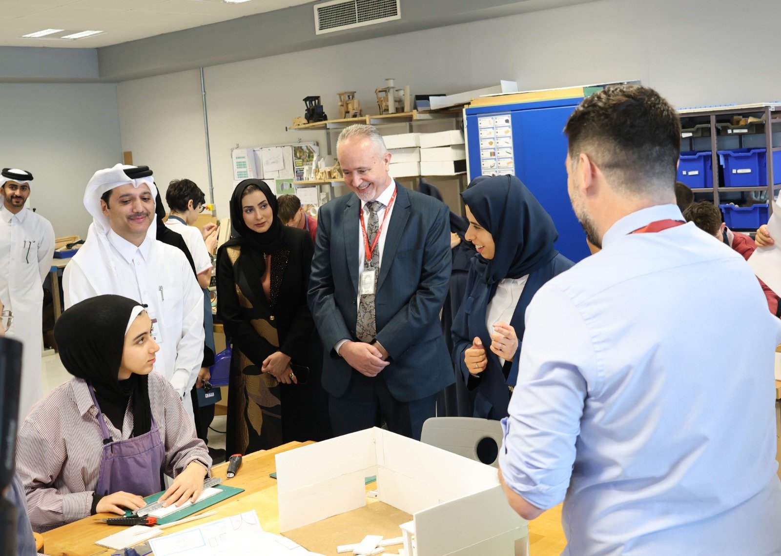 Her Excellency the Minister of Education and Higher Education Visits Swiss International School, Qatar